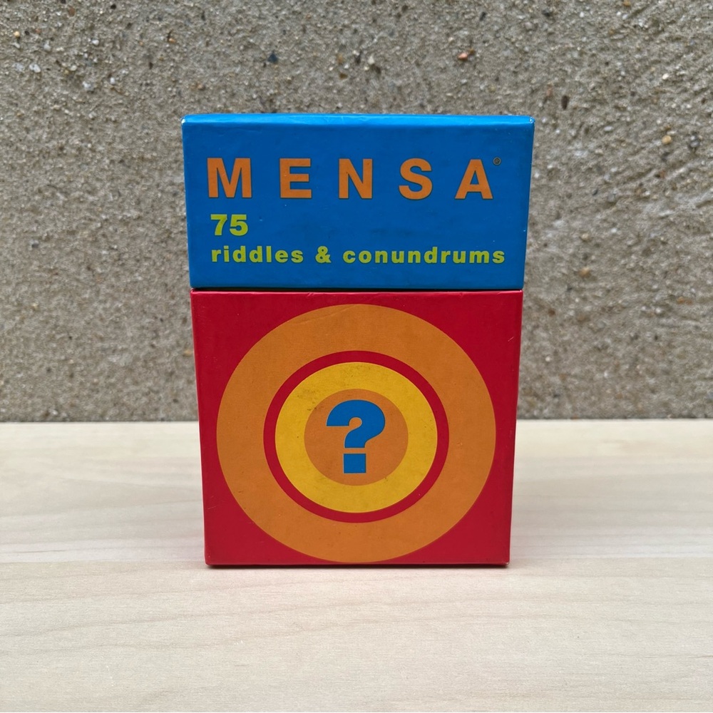 Mensa 75 Riddles & Conundrums - Vintage